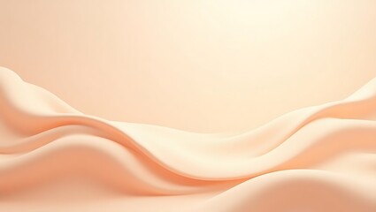 Elegant Peach Silk Drape Smooth Texture Background