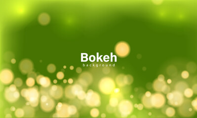 green bokeh background © Nadia