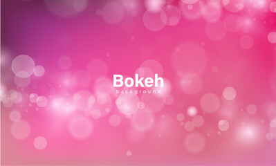 Abstract background with bokeh, Pink bokeh background