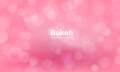 Abstract background with bokeh, Pink bokeh background