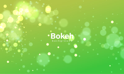 abstract green background with bubbles