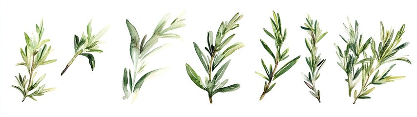 Fototapeta premium Fresh Herbs Arrangement