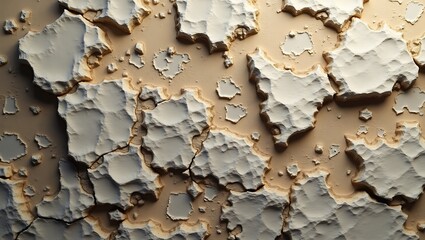 Fototapeta premium Abstract Texture Cracked, Dry, and Desolate Surface