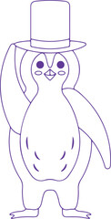penguin vector illustration