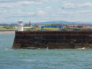 Troon North pier lighthouse