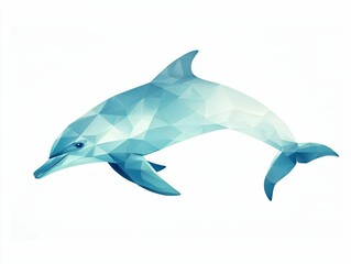 Fototapeta premium Geometric Dolphin