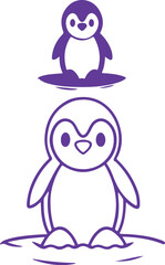 penguin vector illustration