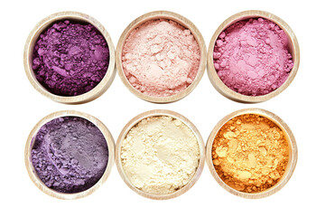 a group of bowls of different colors