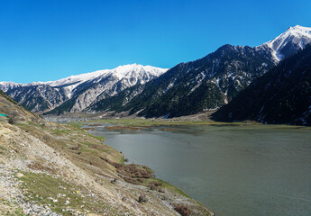 mountain landscape in the Himalayas, Kashmir