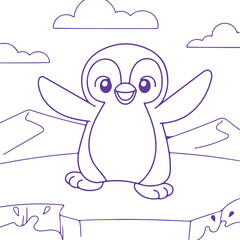 penguin vector illustration