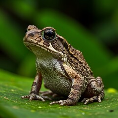 Obraz premium Day in the Life of a Chill Frog