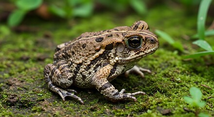 Obraz premium Day in the Life of a Chill Frog