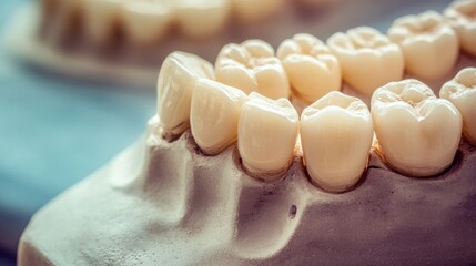 3d rendered illustration - lower teeth