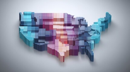 A woman's face crafted from colorful blocks illustrating the intersection of art, technology, and creative expression