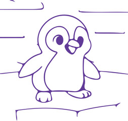 penguin vector illustration