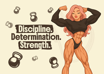 Female Bodybuilder Fitness Motivation