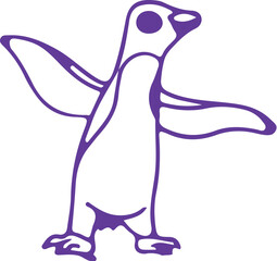 penguin vector illustration