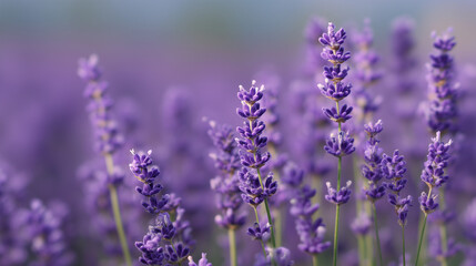 Fototapeta premium Lavender field background. 