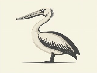 Obraz premium Pelican Bird Illustration