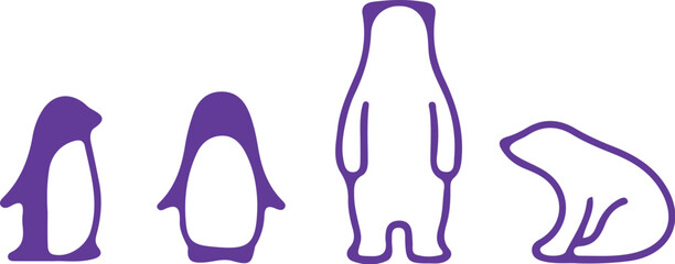 penguin vector illustration