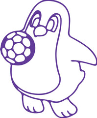 penguin vector illustration