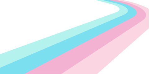 Abstract colorful 70s background vector. Vintage retro wallpaper with rainbow stripes and wavy lines.