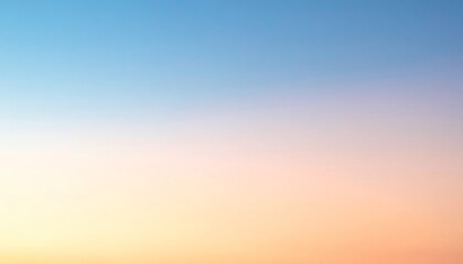 Colorful sky background showing a gradient from blue to orange at sunset