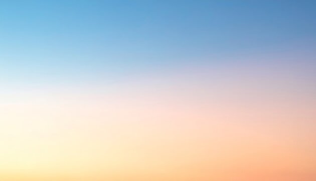 Colorful sky background showing a gradient from blue to orange at sunset