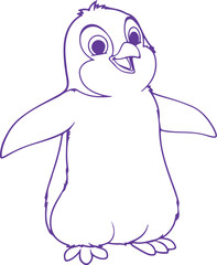 penguin vector illustration