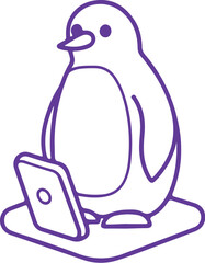 penguin vector illustration