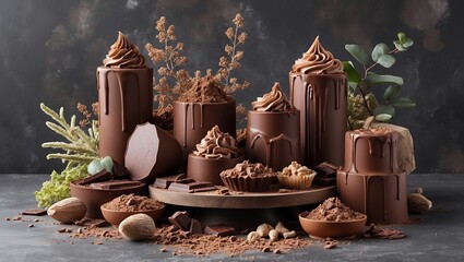 Indulge in a rich and creamy chocolate paradise