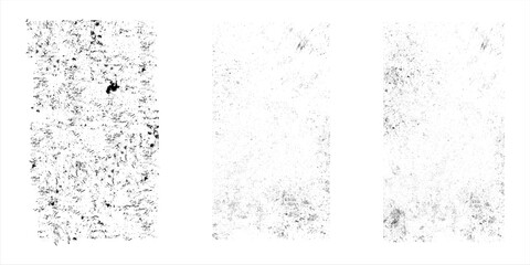 Grunge Urban Backgrounds set.Texture Vector.Dust Overlay Distress Grain ,Simply Place illustration over any Object to Create grungy Effect