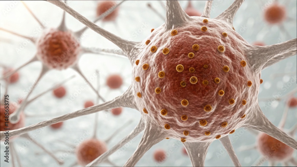 Poster high-resolution visualization of hydrogel scaffold with cell seeding
