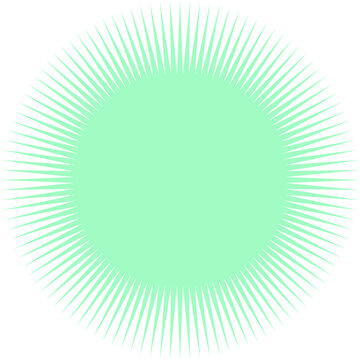 abstract green strar