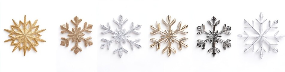 Multicolored Snowflake Decorations