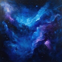 Fototapeta premium Cosmic Nebulae Dance