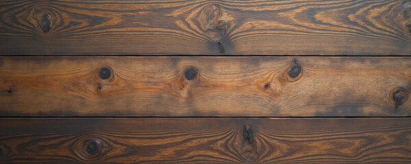 Dark Rustic Wood Grain Background: Textured Planks with Natural Pattern