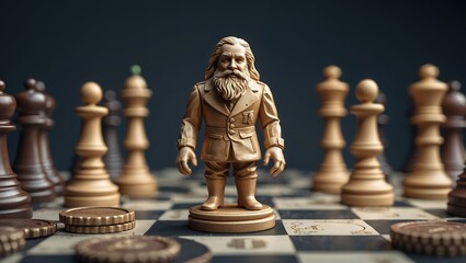 The classic game figure symbolizing wealth and prosperity