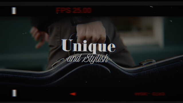 Rustic Cinema Look Slideshow