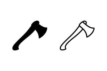 Axe vector illustration tool cutting equipment