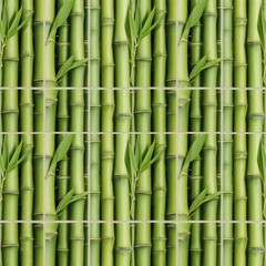Lush Green Bamboo Forest Texture High-Resolution Seamless Pattern for Design Projects