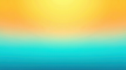 Obraz premium Vibrant gradient background featuring warm orange and cool turquoise hues, creating serene and calming atmosphere