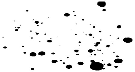 Abstract black grunge dust texture on the white background.