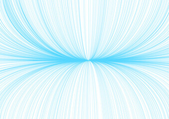 Blue minimal curved wavy lines abstract futuristic tech background. Vector digital design