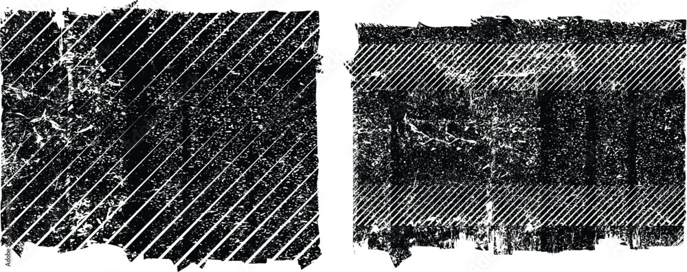 Fototapete Grunge textured banner with rough edges. Speckled texture. Overlay grunge texture . Simply place texture over any object to create grunge effect . Banner with scratched surface for your design. 