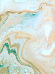 Abstract wave, acrylic painting. Сreative hand painted background.