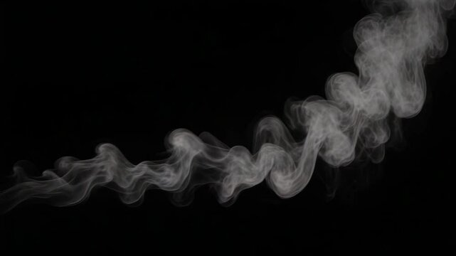 Fuma&ccedil;a em fundo preto, v&iacute;deo de fundo