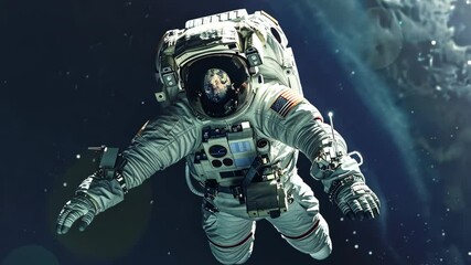 astronaut in space
