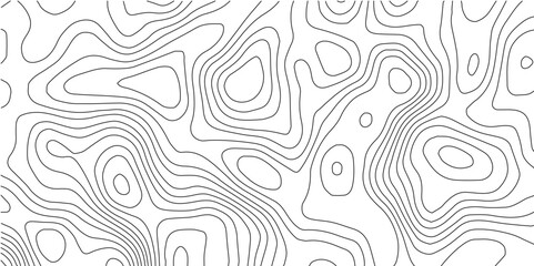 Generate a seamless abstract black and white topographic map pattern with irregular contour lines forming organic shapes, suitable for use as a background or texture.