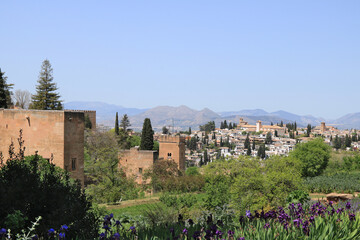 Blick auf Granada in Spanien